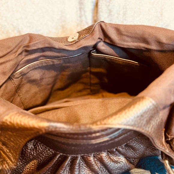 🆕 CARLO DIMO VINTAGE METALLIC HANDBAG - Picture 6 of 16